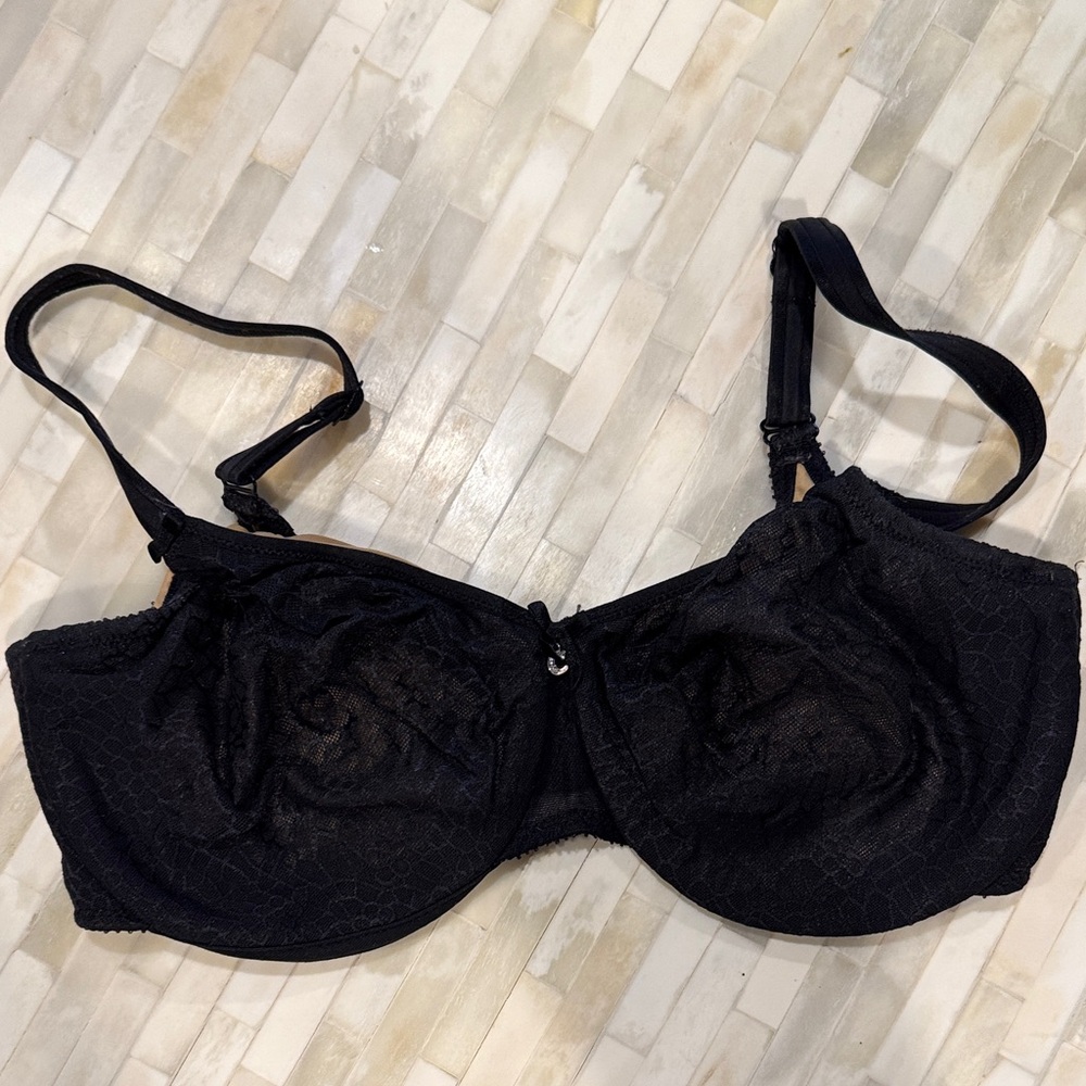Chantelle Black Lace Underwire Bra